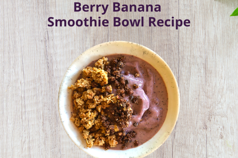 Berry Banana Smoothie Bowl Recipe